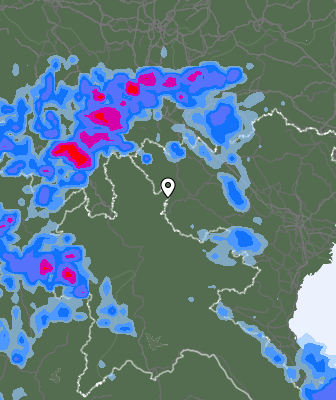 Previsión de precipitaciones