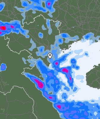 Previsión de precipitaciones