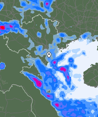 Previsión de precipitaciones