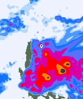 Previsión de precipitaciones