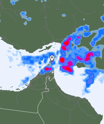 Previsión de precipitaciones