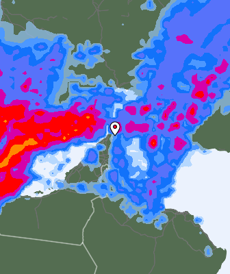 Previsión de precipitaciones