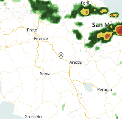 Weather today Levane Province of Arezzo IT Foreca