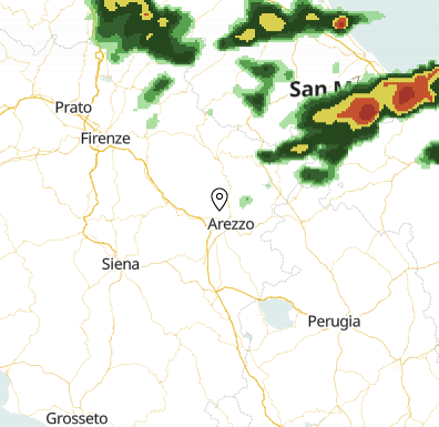 Weather today Quarata Province of Arezzo IT Foreca