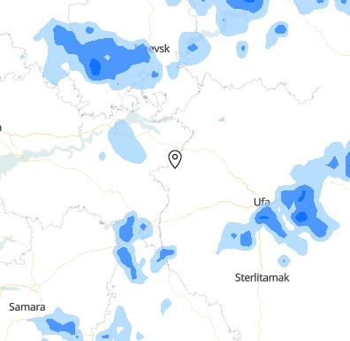 Осадки в стерлитамаке сегодня. Карта осадков Башкортостан. Дождь на карте Стерлитамак.